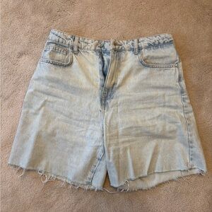 Zara Light Wash Denim Jean Shorts